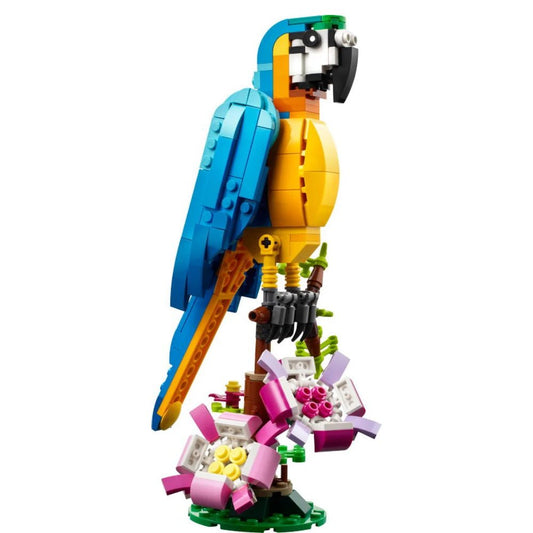 3 - in - 1 Exotic Parrot Toy – 253 PCS Transformable Brick Model - STEM Building Toy by LULEGO