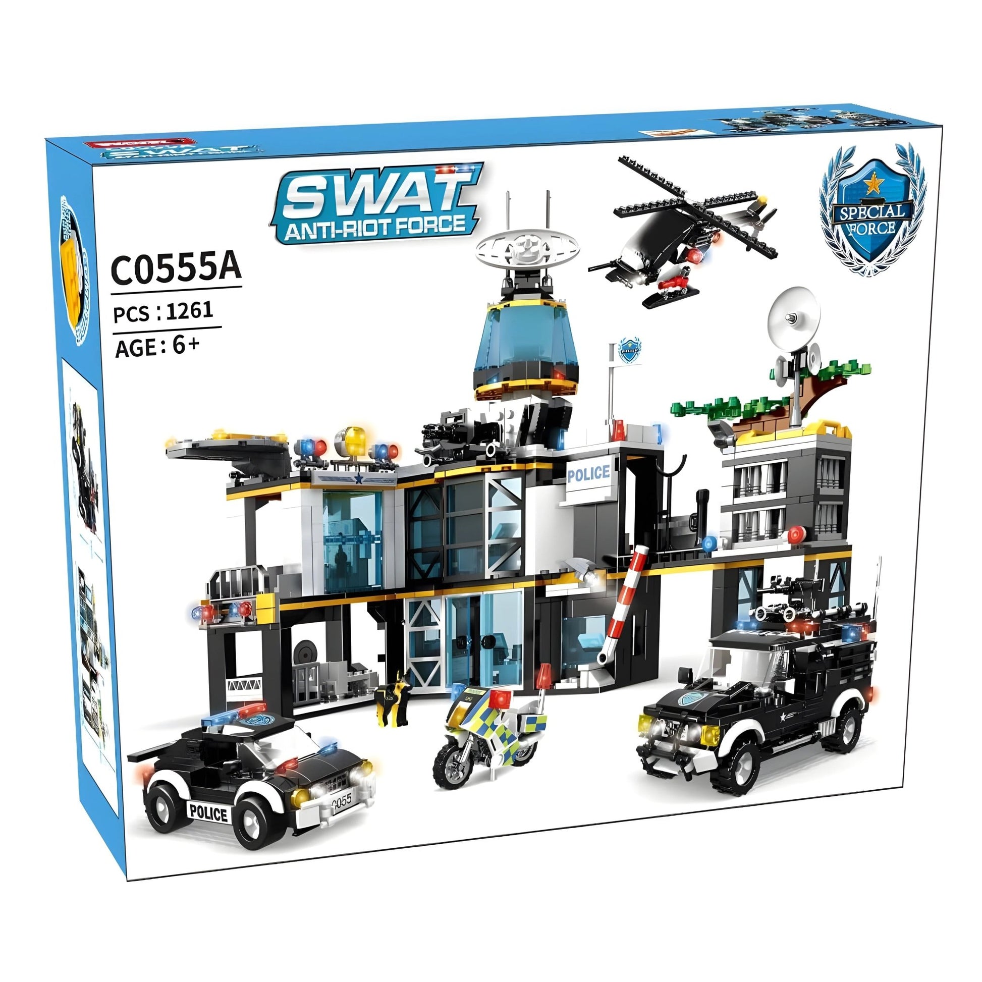 Police Station Building Set – 1261 PCS Ultimate City STEM Kit - STEM Building Toy by LULEGO