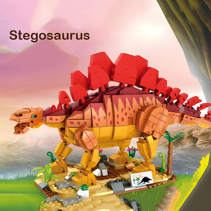 Stegosaurus Dino Building Set – 697 PCS STEM Toy for Kids 6+ - STEM Building Toy by LULEGO