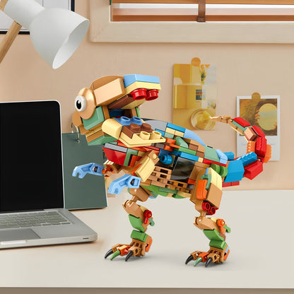 8 - in - 1 Dinosaur Set – 604 PCS STEM Building Kit for Kids - STEM Building Toy by LULEGO