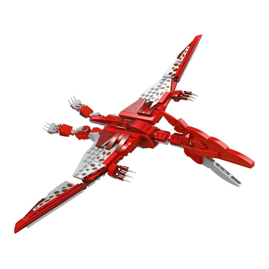 Dino Pterosaur Building Block Set – 308 - Piece Jurassic STEM Toy for Kids 6+ - STEM Building Toy by LULEGO