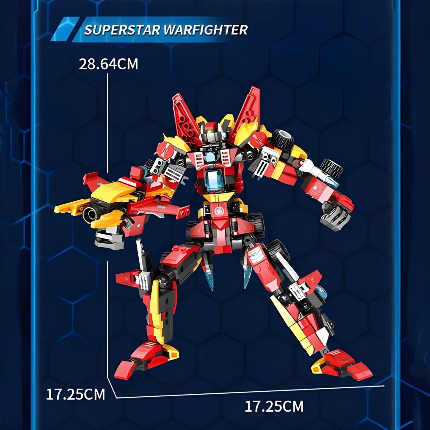 Transforming Robot – 657 PCS STEM Building Set for Kids - STEM Building Toy by LULEGO