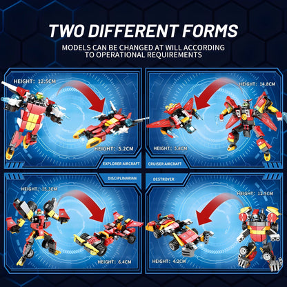 Transforming Robot – 657 PCS STEM Building Set for Kids - STEM Building Toy by LULEGO