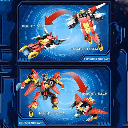 Transforming Robot – 657 PCS STEM Building Set for Kids - STEM Building Toy by LULEGO