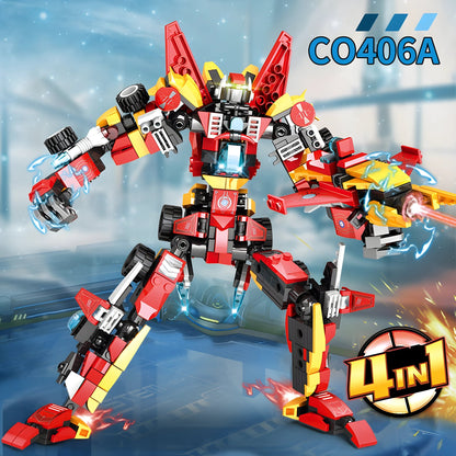 Transforming Robot – 657 PCS STEM Building Set for Kids - STEM Building Toy by LULEGO