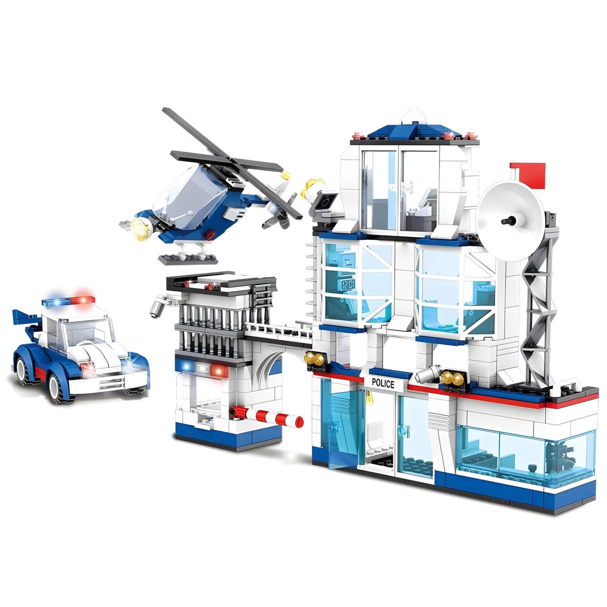 SWAT Police Station – 563 PCS STEM Action Toy for Kids 6+ - STEM Building Toy by LULEGO