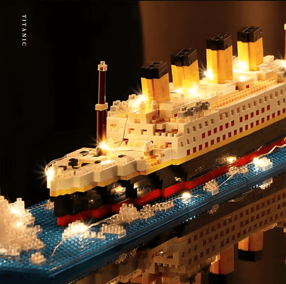 Titanic Ship – 1878 PCS Historical DIY Building Brick Set - STEM Building Toy by LULEGO