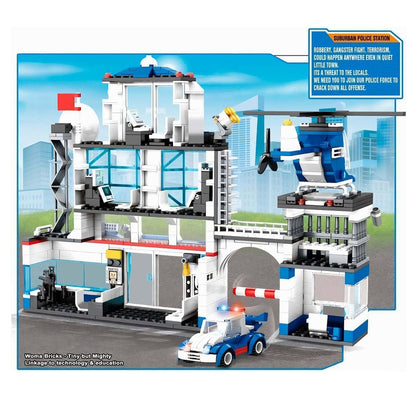 SWAT Police Station – 563 PCS STEM Action Toy for Kids 6+ - STEM Building Toy by LULEGO