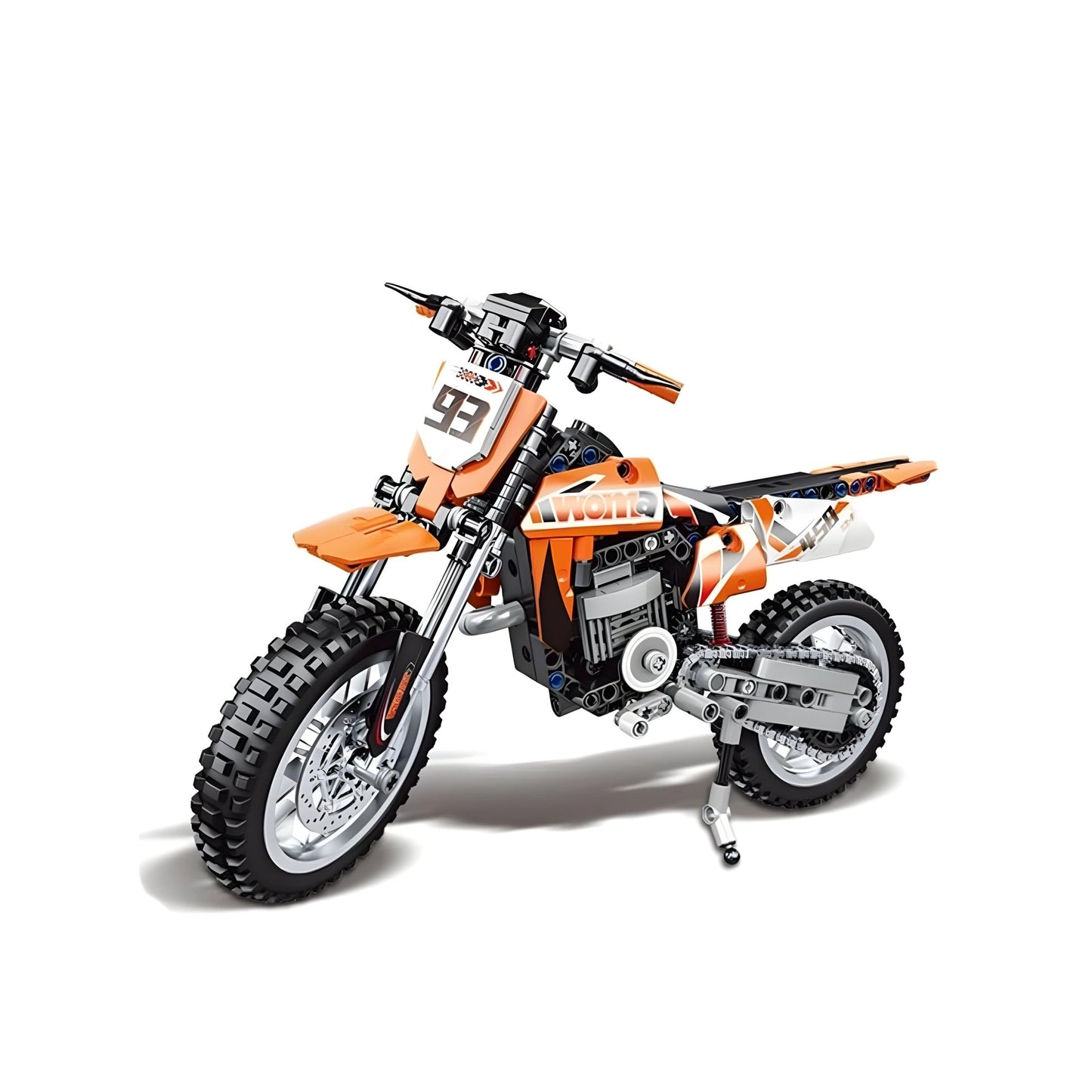 Orange Motorcycle Set – 434 PCS STEM Toy for Kids 6+ - STEM Building Toy by LULEGO