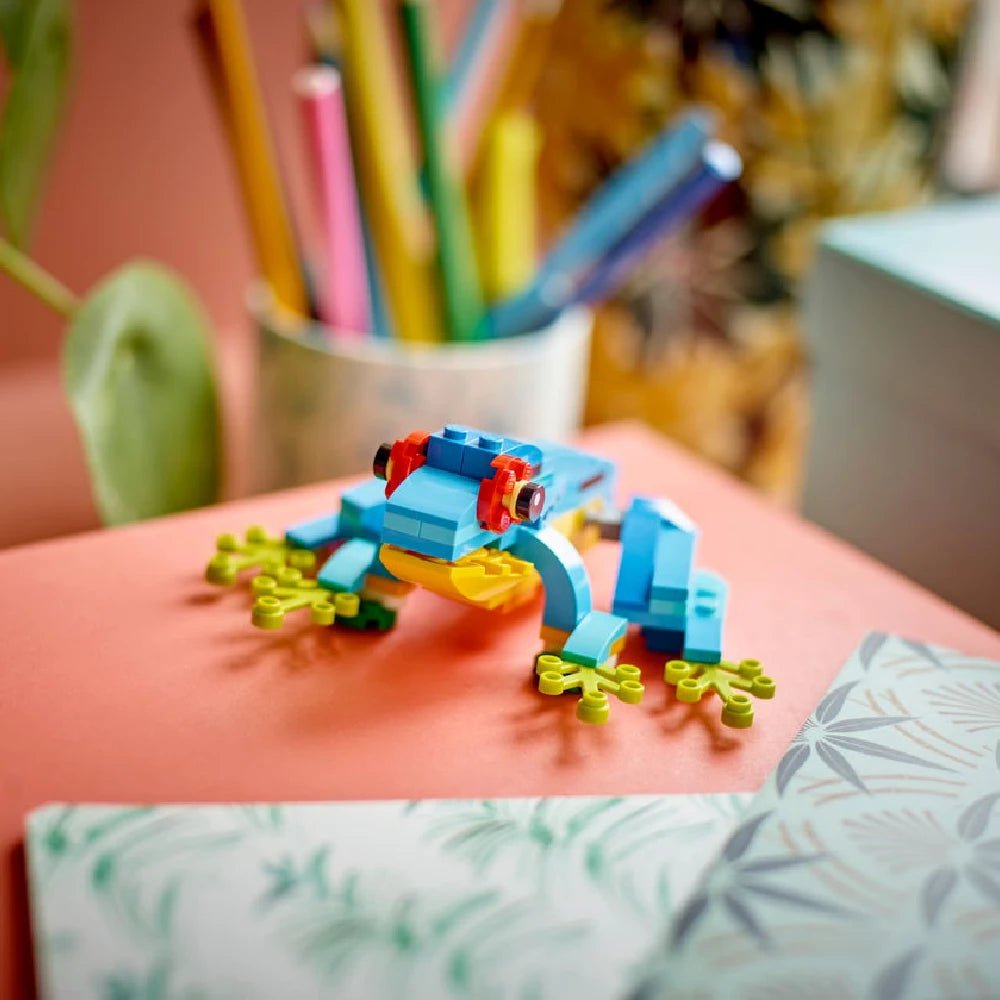 3 - in - 1 Exotic Parrot Toy – 253 PCS Transformable Brick Model - STEM Building Toy by LULEGO