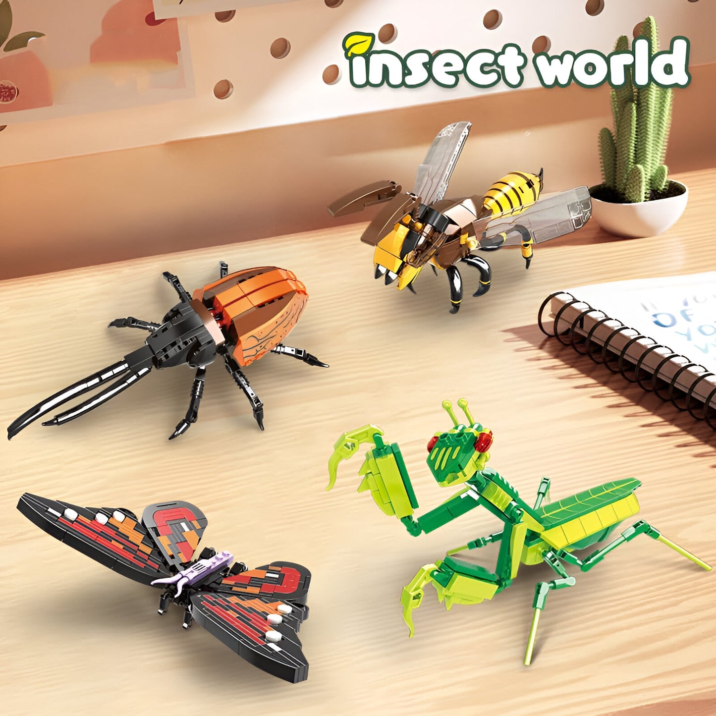 Insect STEM Building Set – 727 PCS Nature - Inspired Brick Kit - STEM Building Toy by LULEGO