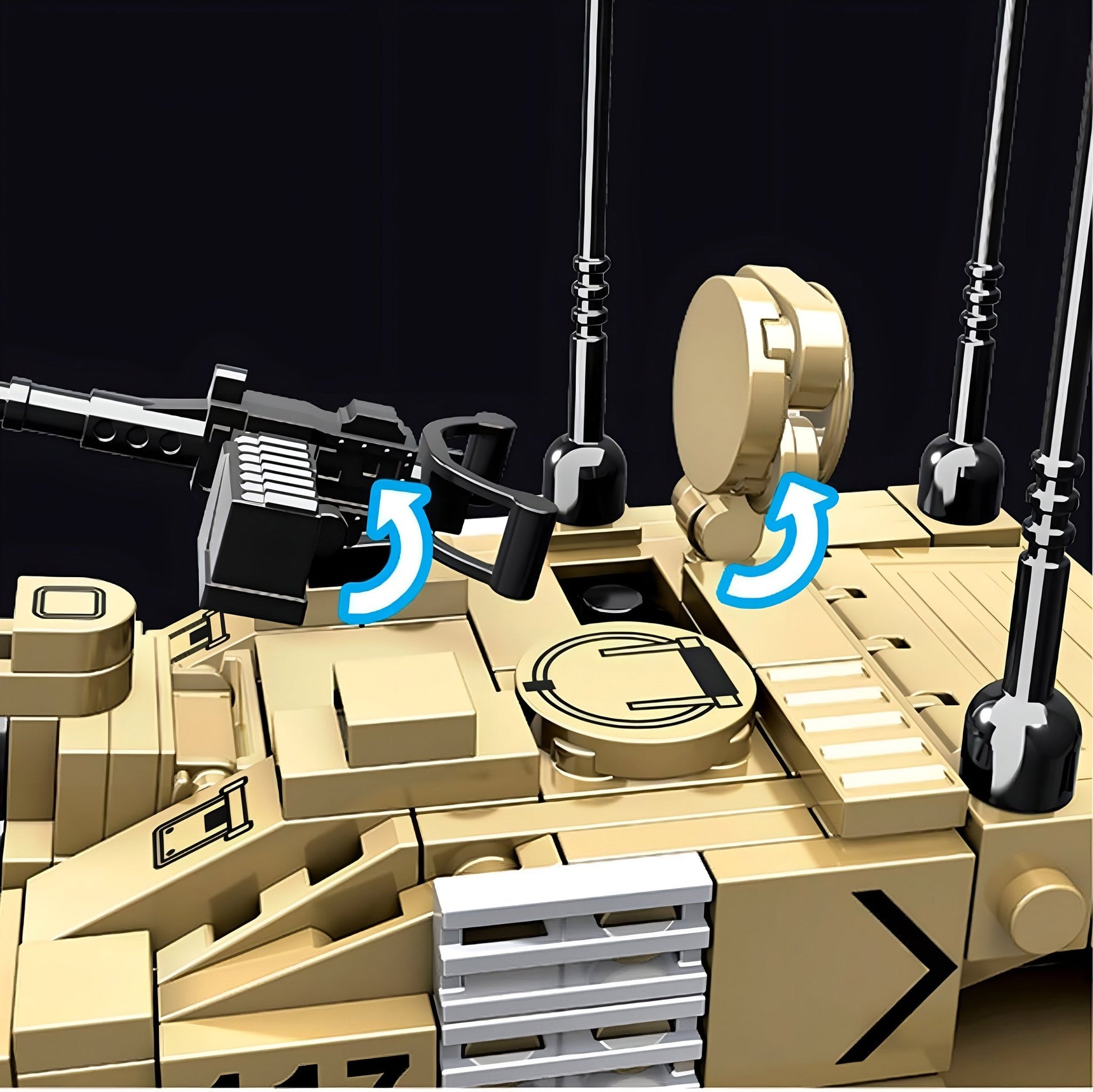 Battle Tank STEM Toy – 461 PCS Military Building Set for Kids - STEM Building Toy by LULEGO