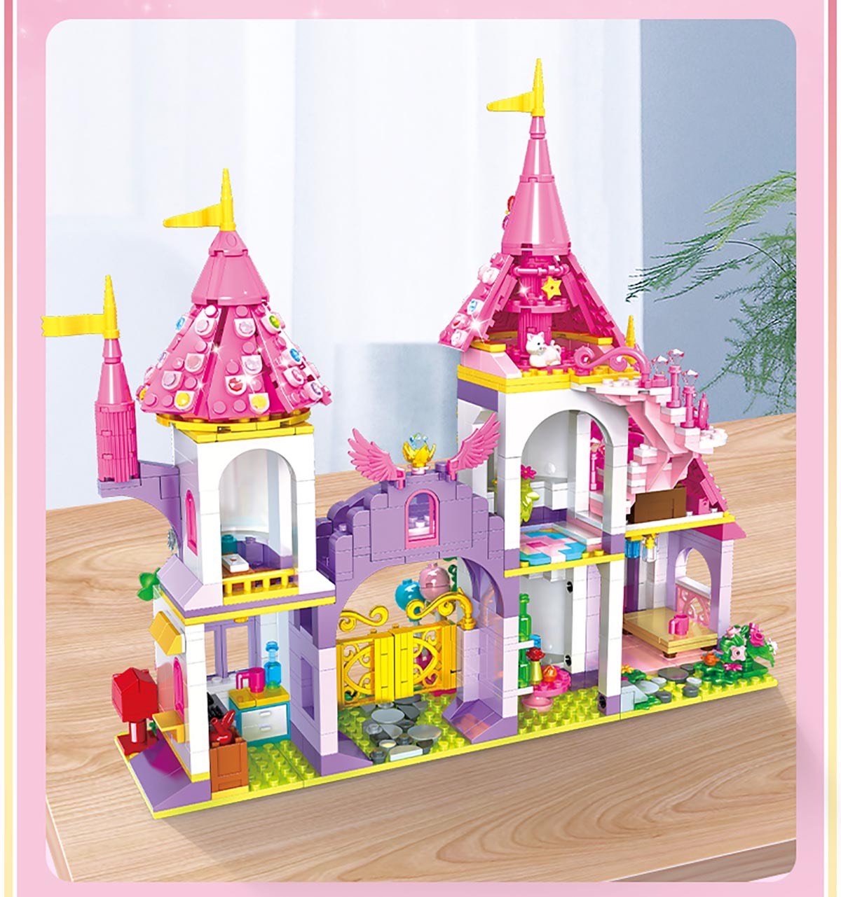 Princess Castle with Horse – 1460 PCS Girls’ Building Set - STEM Building Toy by LULEGO