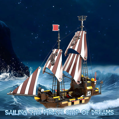 Pirate Ship Set – 509 PCS Creative STEM Adventure Toy for Kids - STEM Building Toy by LULEGO