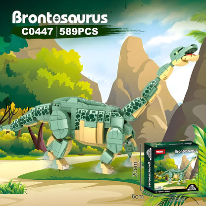 Dino Brontosaurus – 589 PCS Dinosaur Building Set for Kids - STEM Building Toy by LULEGO