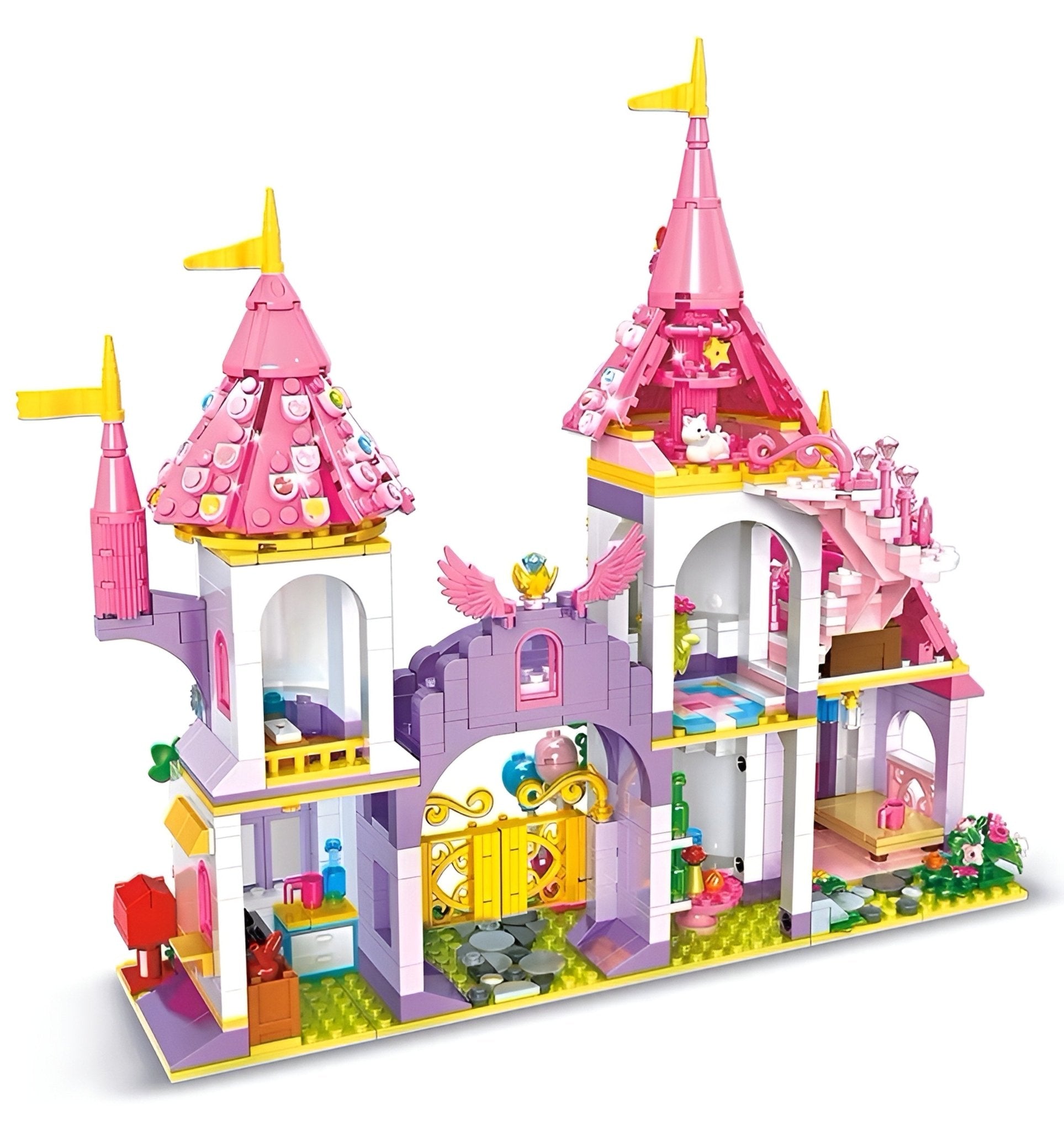 Princess Castle with Horse – 1460 PCS Girls’ Building Set - STEM Building Toy by LULEGO