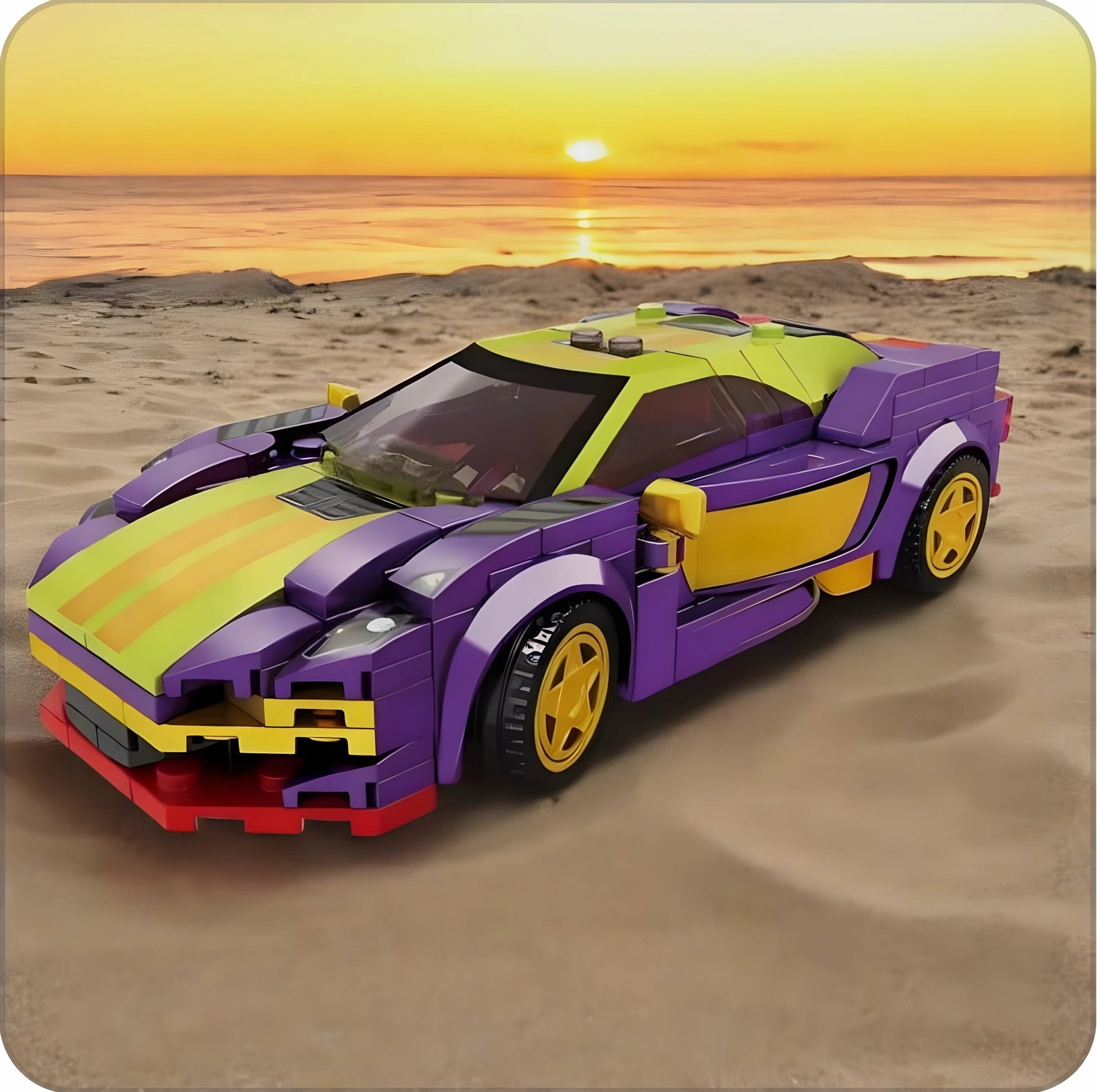 Sport Racing Car STEM Set – 245 PCS Speed Brick Toy for Kids - STEM Building Toy by LULEGO