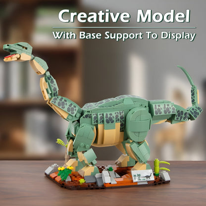 Dino Brontosaurus – 589 PCS Dinosaur Building Set for Kids - STEM Building Toy by LULEGO