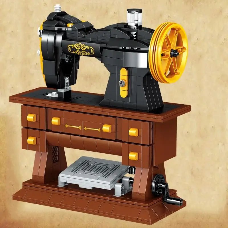 Retro Sewing Machine – 633 PCS DIY STEM Model for All Ages - STEM Building Toy by LULEGO